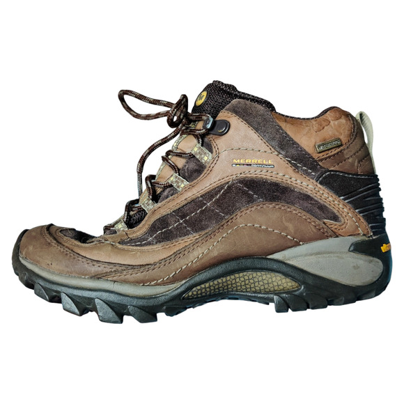 Merrell Women's Siren Continuum Waterproof Leather Mid Hiking Boots Size 8 - Picture 4 of 10